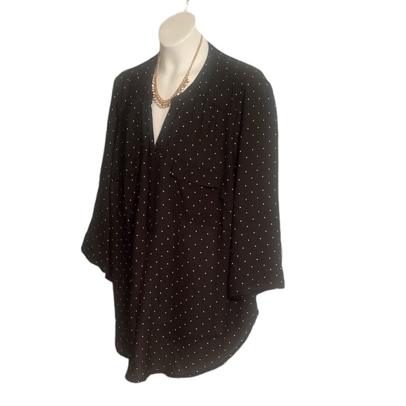 Harper Georgette Pullover 3/4 Sleeve Blouse - Picture 5 of 10